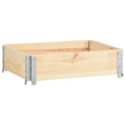 Obrázek produktu pro Paletový nástavec 60 x 80 cm masivní borové dřevo