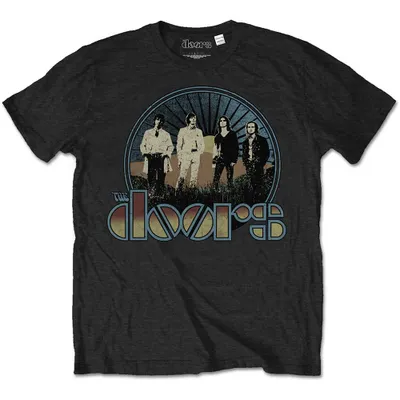 Produktbild von The Doors Vintage Field Black S T-Shirt