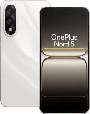 Zdjęcie produktu dla OnePlus Nord 5, 17,4 cm (6.83"), 8 GB, 256 GB, 50 MP, Android 15, Marmurowy kolor