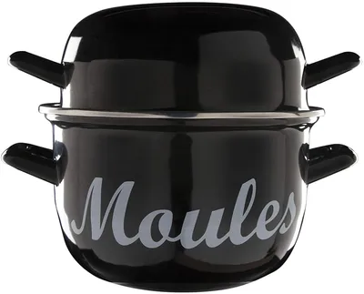 Produktbild von Muscheltopf für ca. 1-1,5 KG Muscheln 18cm / 2,5L - Nachbildung Moules