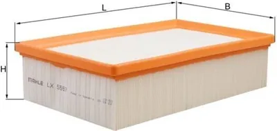 Produktbild von Luftfilter KNECHT LX 5597