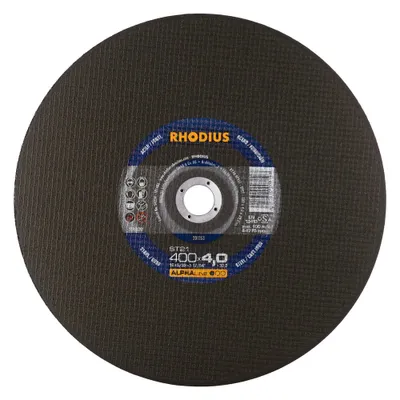 Produktbild von Rhodius ST21 201353 Cutting disc (straight) 400 mm 1 pc(s) Steel