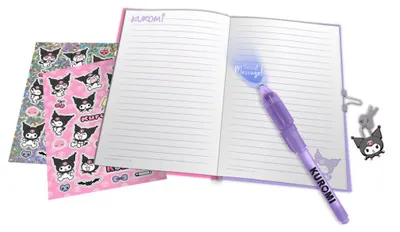Produktbild von Hello Kitty Kuromi Diary +  Zauberstift