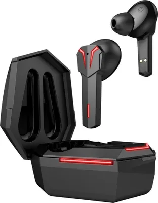 Productafbeelding van Draadloze / Bluetooth stereo-koptelefoon TWS ART AP-TW-G10 GAMING + oplaadstation met Type C-aansluiting, zwart