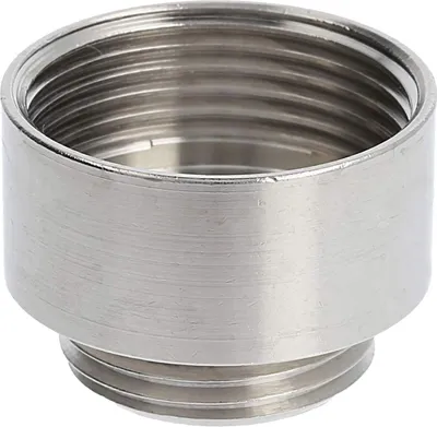 Immagine prodotto di WISKA Raccordo M/M da M20x1,5 a M25x1,5 MRM-M20/M25 tondo ottone (CuZn) nichelato filettatura di collegamento 6,5 mm - 1
