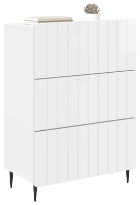Obrázek produktu pro vidaXL Komoda, lesklá bílá, 66 x 34,5 x 92 cm