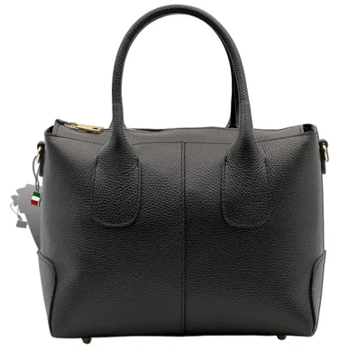 Immagine prodotto di Borsa a tracolla Florence Damen, in pelle nera, dimensioni 32x15x21, codice prodotto D2OTF864S1