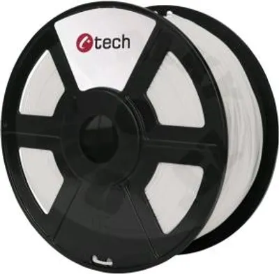 Image de Filament C-TECH, PETG, 1,75 mm, 1 kg (330 m), naturel.