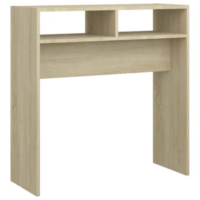 Zdjęcie produktu dla vidaXL Stolik konsola dąb sonoma 78x30x80 cm materiał drewnopochodny