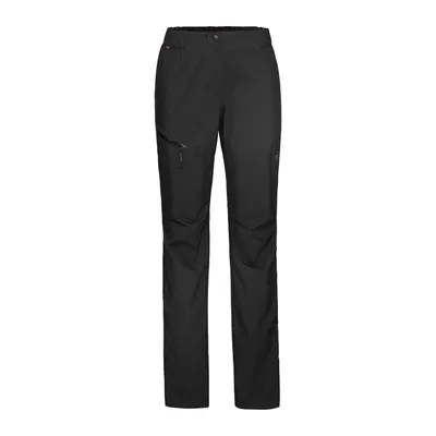 Schwarze Hardshellhose für Damen; Modell "Alto Light HS Pants" von Mammut; mit seitlichem Reißverschluss.