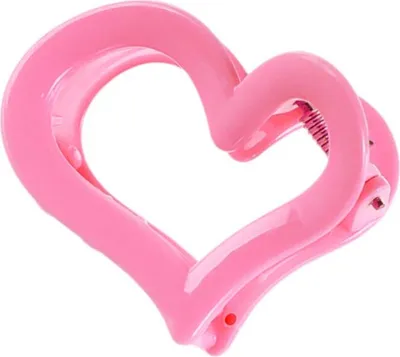 Produktbild von Haarspange XL Herz fuchsia 6,5x6cm SP364F