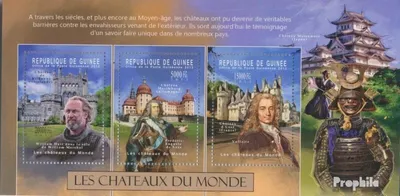 Produktbild von Briefmarken Guinea 2012 Mi 9304-9306 Kleinbogen (kompl. Ausgabe) postfrisch Die Schlösser der Welt