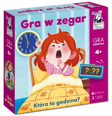 Obrázek produktu pro Hodinová hra pro děti: Poznej čas s Kapitánem Vědou (4+)