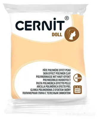Produktbild von Cernit 6x Cernit DOLL 56 g Mandel CE0950056744C