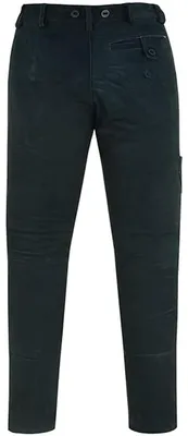 Produktbild von Lange Jagdhose Jagd Trachten Lederhose Jägerhose wanderhose Nubukleder, Größe:58/3XL, Farbe:Schwarz