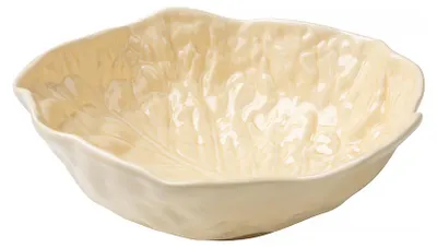 Imagen del producto de Kitchen Trend: Plato hondo para ensalada, 25 x 23 cm, color beige