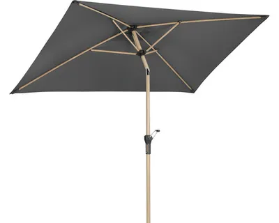 Produktbild von Sonnenschirm Kurbelschirm Schneider Cordoba Ø 230 cm Polyester (PES) anthrazit