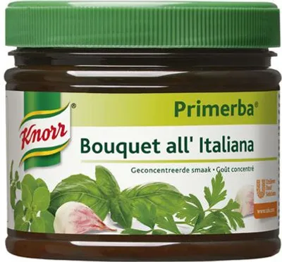 Immagine prodotto di Knorr Primerba Pasta di spezie "Erbe italiane" 340 g (pasta alle erbe)