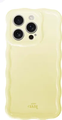 Produktbild von Glossy Wavy Hülle Buttercup  - Kompatibel mit iPhone 16 Pro Max