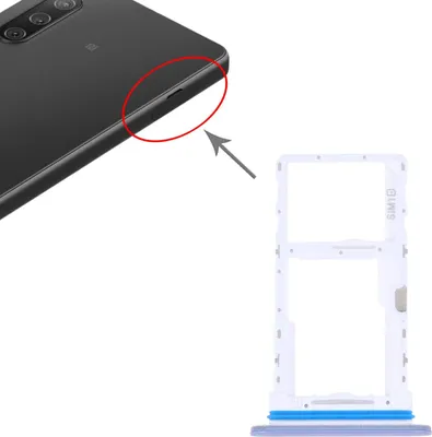 Obrázek produktu pro Pro Sony Xperia 10 IV SIM + Mirco SD Card Holder Tray Náhradní díl Purple
