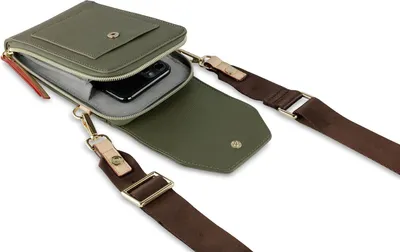 Produktbild von bugatti Umhängetasche Handytasche Ella Crossover Purse Bag Olive olivgrün