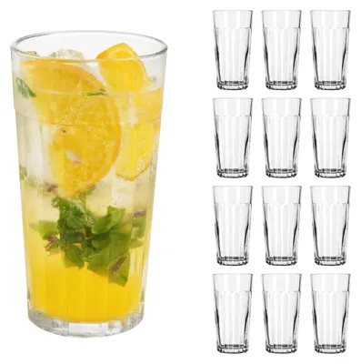 Image de LIBBEY 70662, verre "PANELED TUMBLERS", 592 ml, lot de 24