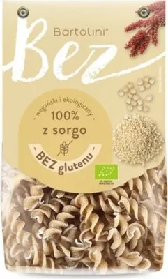 Obrázek produktu pro Makaron świderki ekologiczny z sorgo bezglutenowy 250 g
