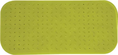Produktbild von MSV Premium Duschmatte Badematte Badewannenmatte Badewanneneinlage antibakteriell rutschfest mit Saugnäpfen - Grün - duftet nach Rosen - ca. 36 x 97 cm - waschbar bei 60° Grad