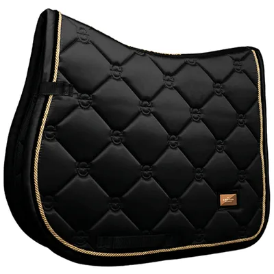 Immagine prodotto di Coperta da sella "Stockholm Spring" di Equestrian, colore nero e oro