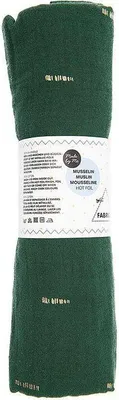Produktbild von Grüner zerknitterter Musselin 130X50cm