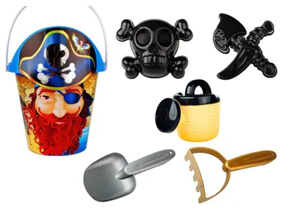 Productafbeelding van Piratenzandset Emmer Gieterzeef Set van 6 stuks.