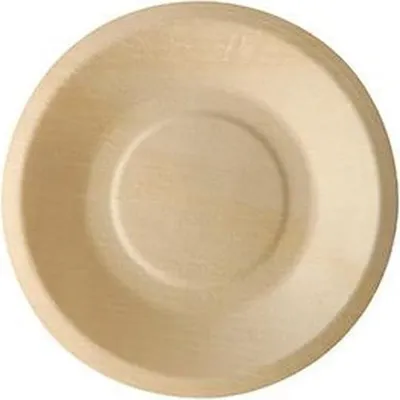 Produktbild von Papstar Fingerfood-Teller aus Holz "pure" rund Ø 14 cm, 10 x 50 Stück