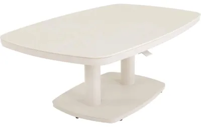 Produktbild von Lesli Living - Gartentisch Geneva - Beige - 135x83cm