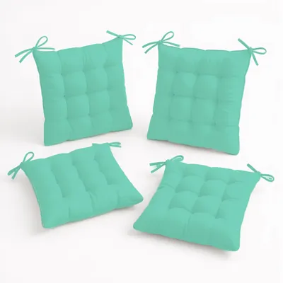 Produktbild von Set mit 4 Stuhlkissen 40 x 40 cm – Mintgrün