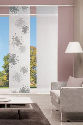 Produktbild von Home Wohnideen Schiebevorhang Digitaldruck Bambus-Optik "Spotti"  260 x 60 cm Grau