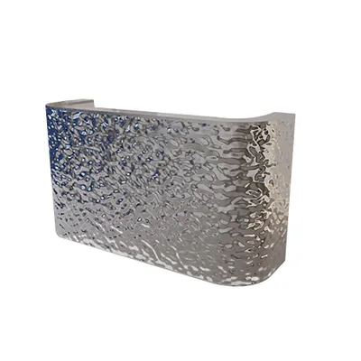 Produktbild von Runde Bartheke / Kassentresen / Hotel-Empfangstheke / Wasserwellen-Design 180×50×100 cm【YINBOWEN 180】