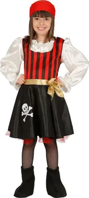 Produktbild von Piratenkapitänin Mädchenkostüm Kinder Größe: L