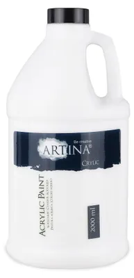 Produktbild von Artina Acrylfarben 2000 ml Tube Titanweiss Crylic Hohe Pigmentierun