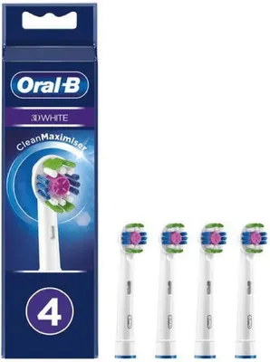 Immagine prodotto di Spazzolino elettrico Oral-B 3D White con tecnologia Clean Maximiser 4 pezzi