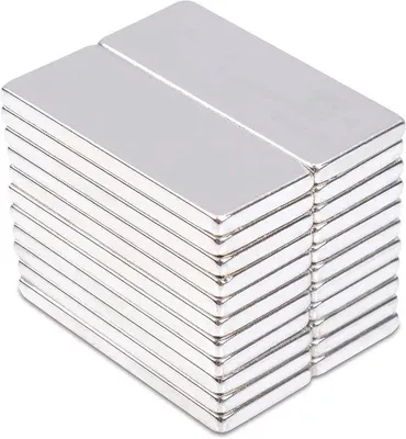 Produktbild von Rechteckige Hochleistungs-Neodym-Magneten - Extra stark - 22 Stück - 20 x 8 x 1,5 mm
