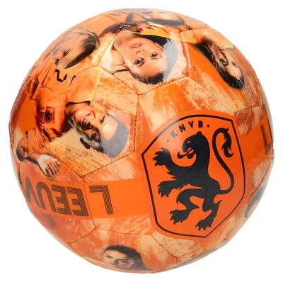 Image de Football KNVB Oranje Leeuwinnen Joueurs Ballon taille 5 PVC orange