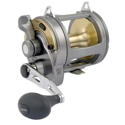 Obrázek produktu pro SHIMANO Tyrnos, 30 II, pravák, vícenásobný naviják, posuvná brzda, dvourychlostní, TYR30II
