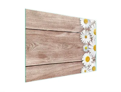 Obrázek produktu pro Skleněná krájecí deska 40x30 dřevo