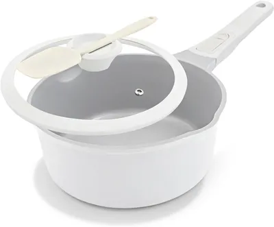 Produktbild von Stieltopf 20 cm, 2,5 l, Antihaftbeschichtung, abnehmbarer Griff, PTFE- und PFOA-frei, für Küche