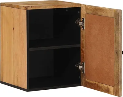 Zdjęcie produktu dla vidaXL Szafka łazienkowa naturalna 38 x 33 x 48 cm lite drewno mango
