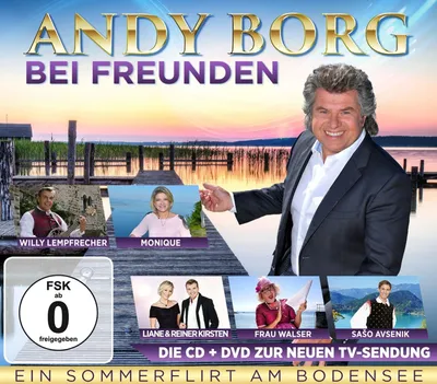 Produktbild von Andy Borg bei Freunden - Ein Sommerflirt am Bodensee CD+DVD