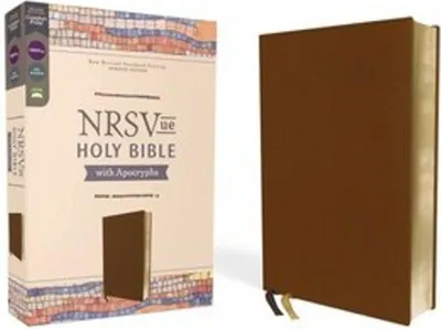 Produktbild von NRSVue, Holy Bible with Apocrypha, Leathersoft, Brown, Comfort Print