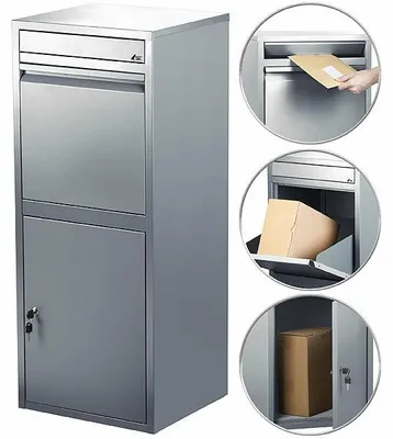 Image de Boîte aux lettres sur pied avec dispositif anti-retour