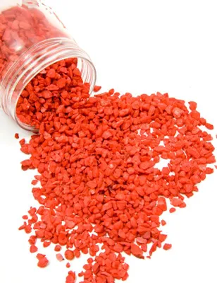 Produktbild von Dekorations Zubehör Metallic Sand grob rot - Einheitsgröße