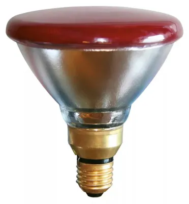 Productafbeelding van Kerbl Warmtelamp PAR38 175W rood | infrarood warmtebron met E27 fitting